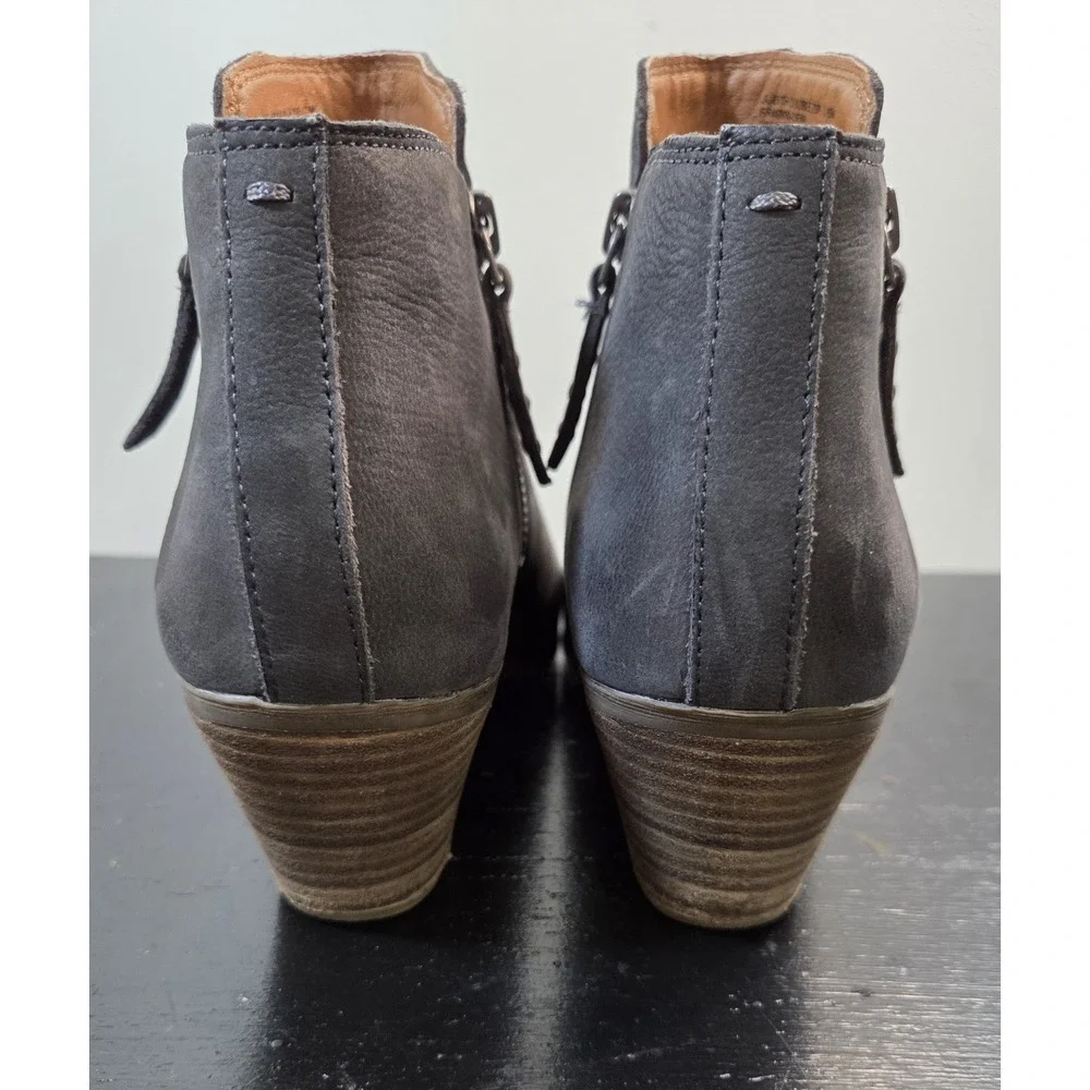 Frye Women's Judith Double Zip Grqy Ankle Booties, Size 7.5 M, 2.5